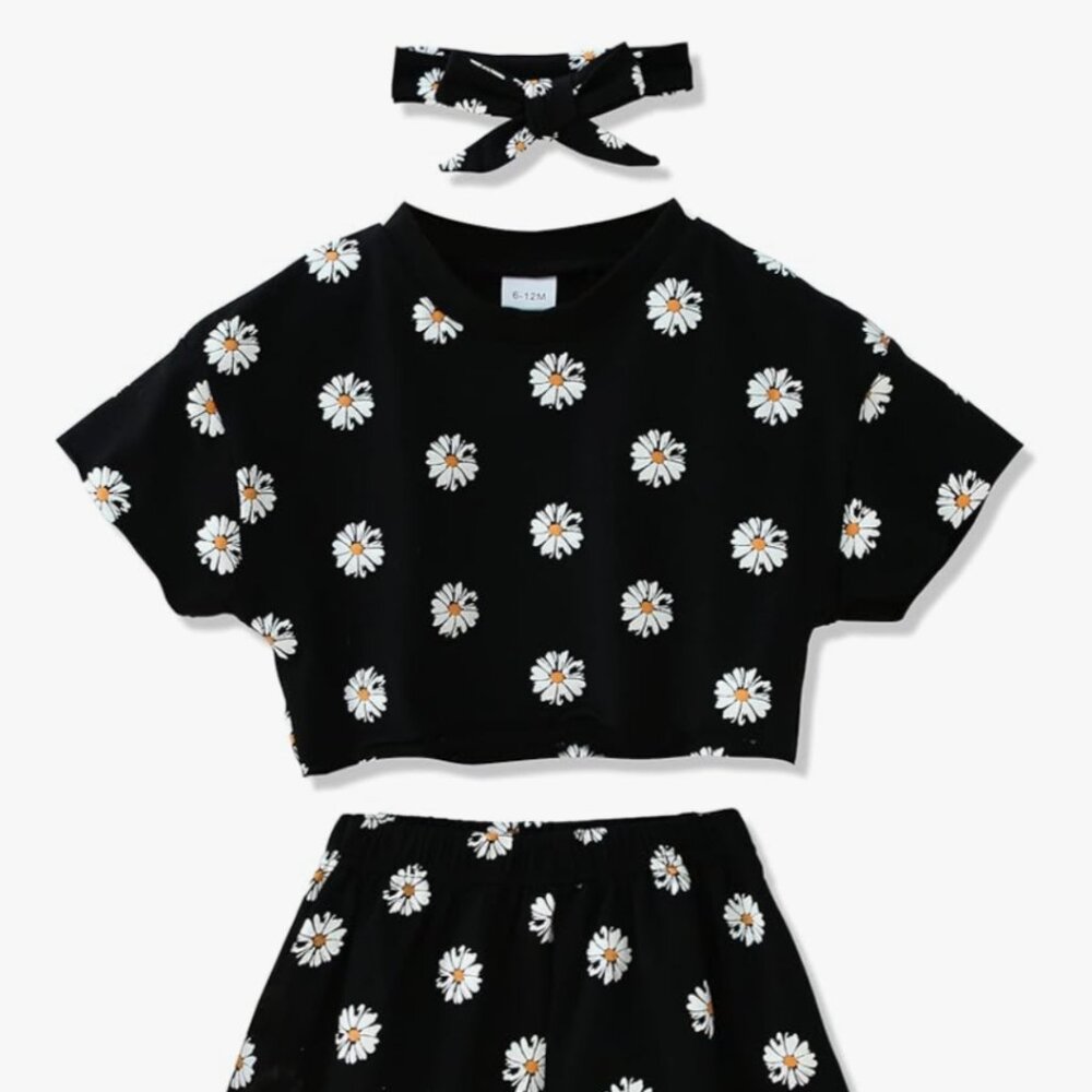 Flower baby 3 piece outfit